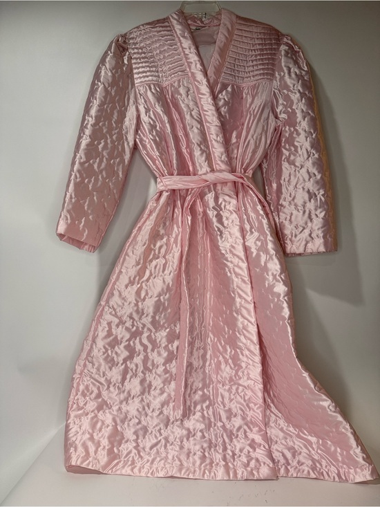 Sears Dresses & Skirts - Vintage Cozy Quit Pink Robe
